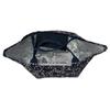 Les Trésors De Lily [A1742] - Sac repas fraicheur / Lunch bag 'Floral' bleu - 25x19x18 cm