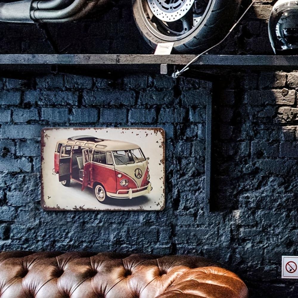 1 шт. Винтажный металлический знак, ретро-знак гаража, мужской настенный декор, старый плакат для автомагазина, знак бензоколонки, декор для пещеры