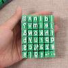 Handmade Craft Tools Alphabet Clay Stamp Set Stepping Stone Mold  For Clay