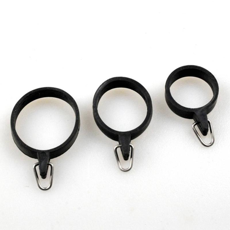 10Pcs Elastic Fishing Rod Hook Keeper Fish Poles Rubber Rings Metal Holder Fishing Rod Hook Keeper Baits Tool Accessory