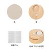 DESIGNPHIL MIDORI Деревянные прищепки для фотографий, серые | Стильная клипса для домашнего декора