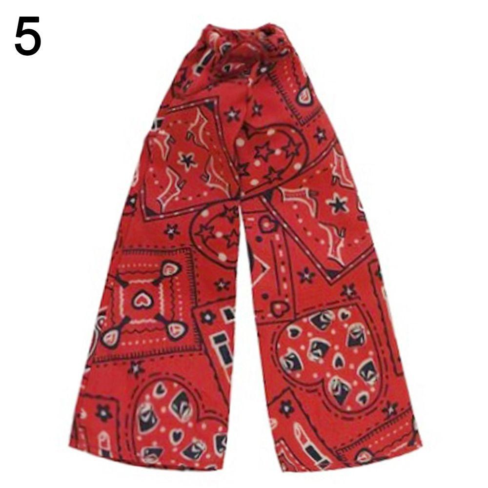 Мода для куклы OB22 Повседневная одежда Цветочные джинсы Одежда Аксессуары Кожаные брюки Кукольные брюки