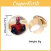 Time Spiderman Stone Adjustable Ring Avengers Gold Plated Fashion Jewelry
