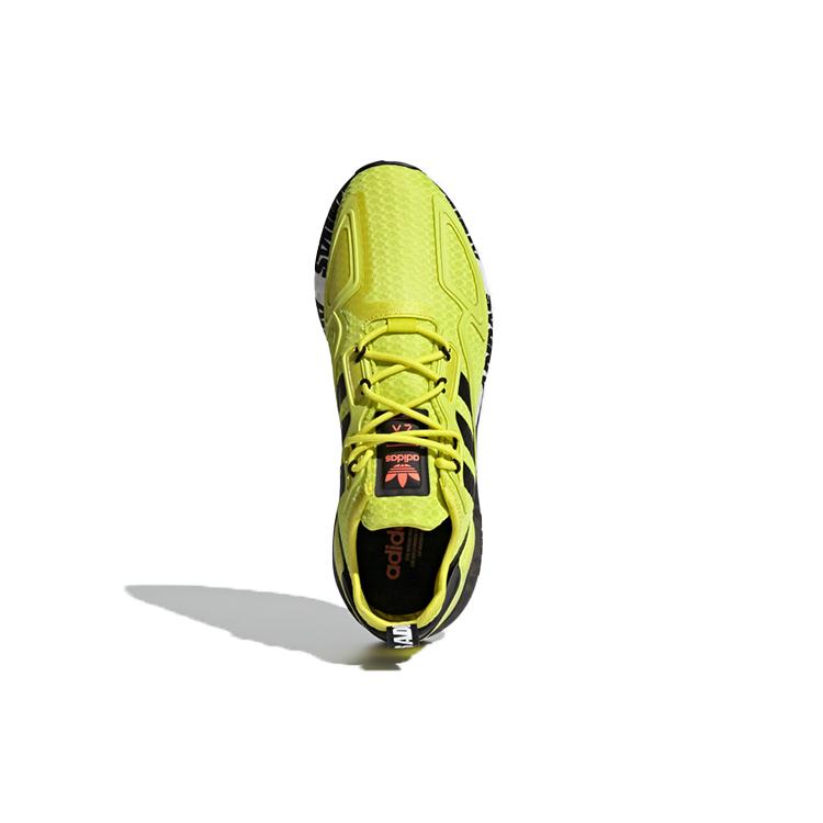 adidas Zx 2K Boost Смелый Графический Логотип Кислотно-Желтый FX7031
