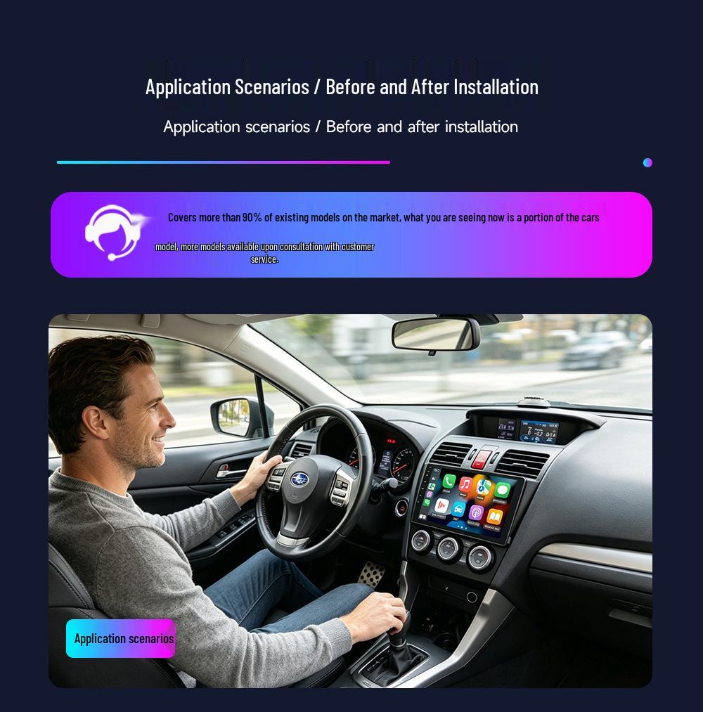 Универсальный Android-навигатор и автомобильный плеер WIFI для Subaru Outback/Legacy
