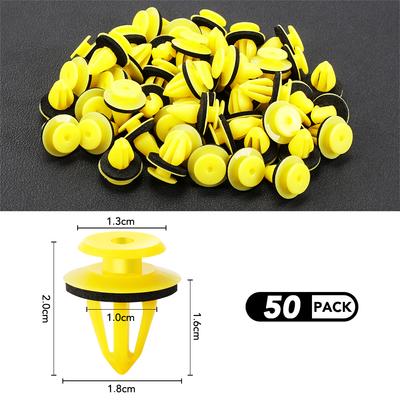 10 мм зажимы для дверной панели автомобиля, отверстие с уплотнительным кольцом, пластиковые заклепки, крепеж, зажим для Renault Megane 2 3 Duster Logan Clio 4 3 Laguna 2 Sandero Scenic