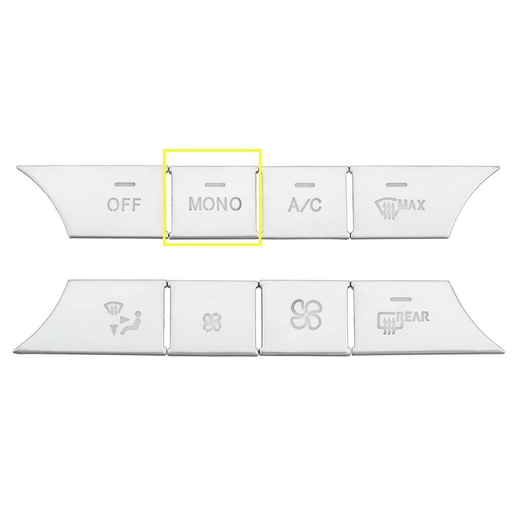 Автомобильная консоль AC Media кнопки регулировки громкости блестки крышка отделка наклейка для Mercedes Benz C CLS GLK Class W204 X204 авто