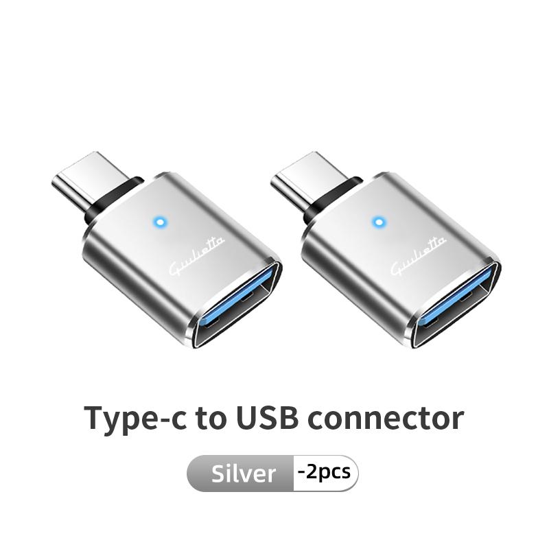For Alfa Romeo Car Type-C To USB Power Adapter Fast Data Transfer and Charging Adapter 159 Giulietta 156 147 Giulia Mito GT