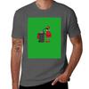 Bin Chicken Santa On Green Tshirt Halloween Theme Tshirt