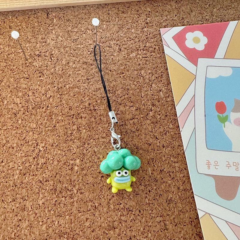 Милый креативный большой рот овощи мобильный телефон шнурок забавный рюкзак украшения аксессуары мобильный телефон ремешок подарки