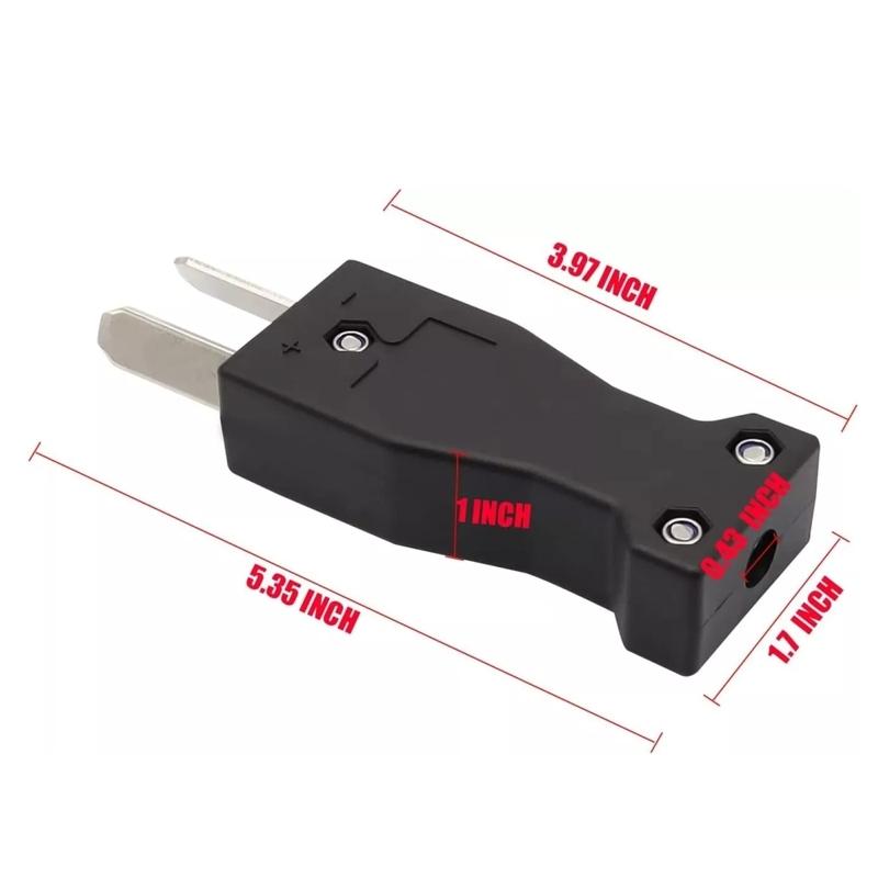 36V 48V Golf Cart Charger Crowfoot Plug DC Connector for EZGO Club Car Yamaha