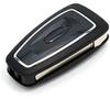 Автомобильный откидной складной чехол для дистанционного ключа с 3 кнопками, подходит для Ford Focus Mondeo C-Max Fiesta, чехол с автобрелоком с заменой лезвия