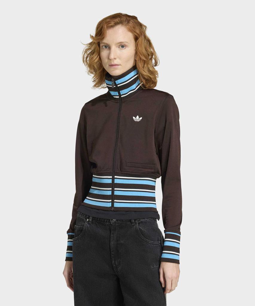ADIDAS Vintage High Knit Rib Track Top - Aura Coffee / Kw2084
