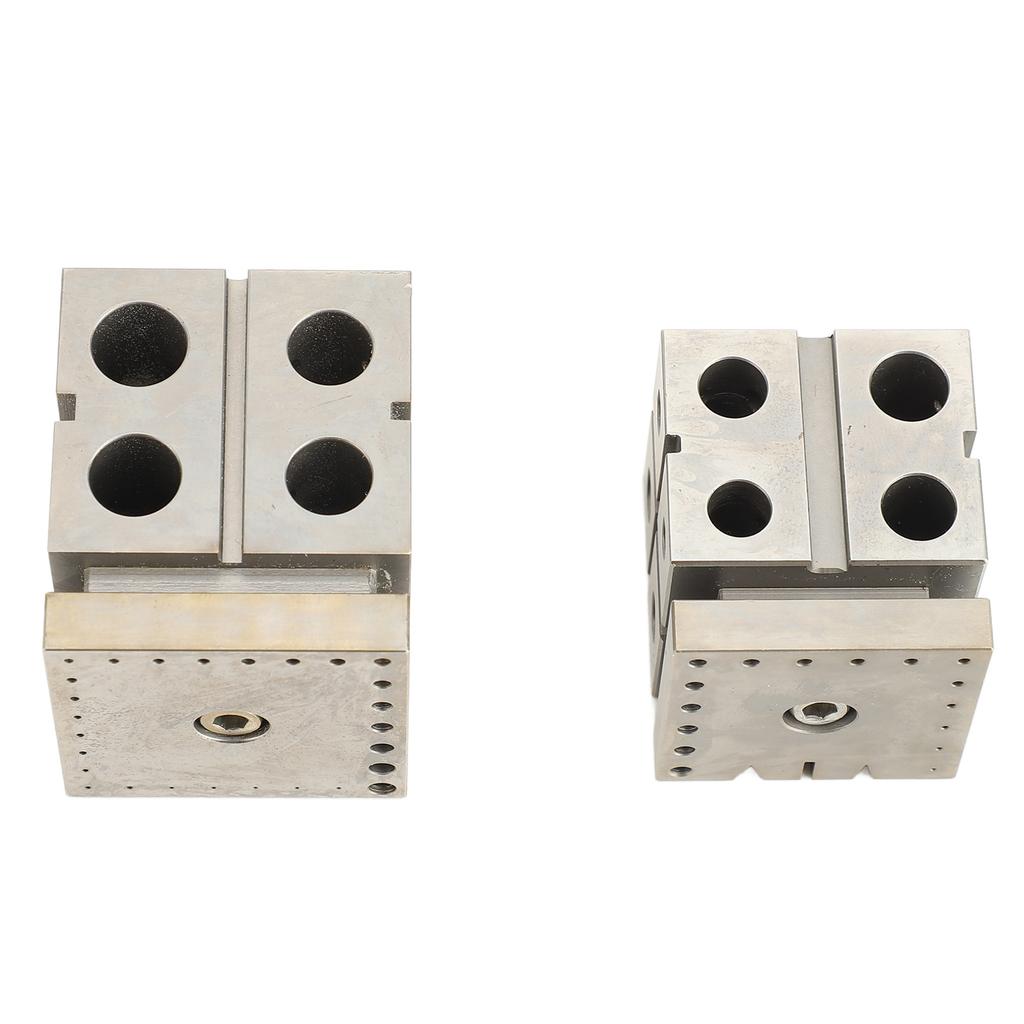 2 Size Steel Dapping Block for Jewelry Shaping Watch Repair Tool Square Die Doming Forming Block for Hobbyists Jewelers