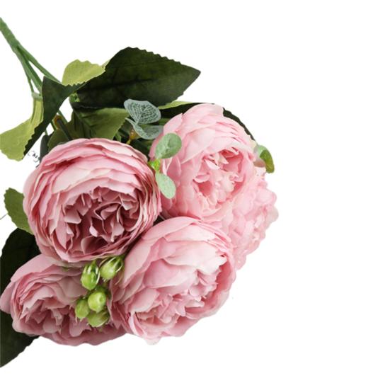 Искусственный цветок розы Водонепроницаемый Эстетический Компактный Красивый центральный элемент Искусственный цветок для офиса