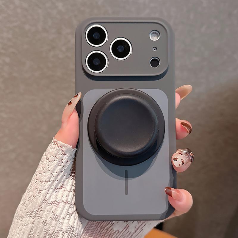 Жидкий силикон Для Magsafe Магнитный Чехол Для Телефона Для iPhone 17 16 15 Pro Max 17Pro 16Pro Подставка Держатель Ударопрочный Чехол