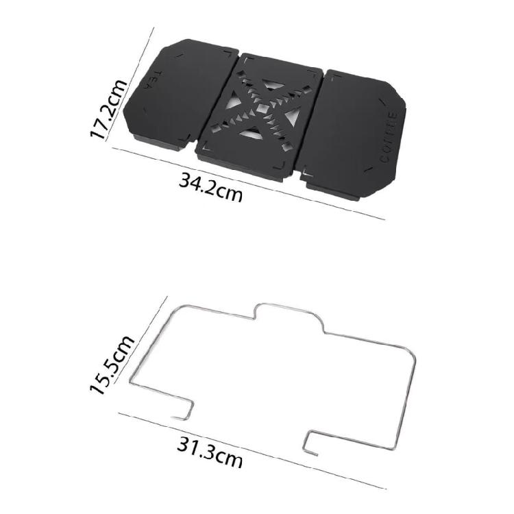 Водонепроницаемый походный стол, компактная складная столешница, устойчивая столешница, портативный походный аксессуар