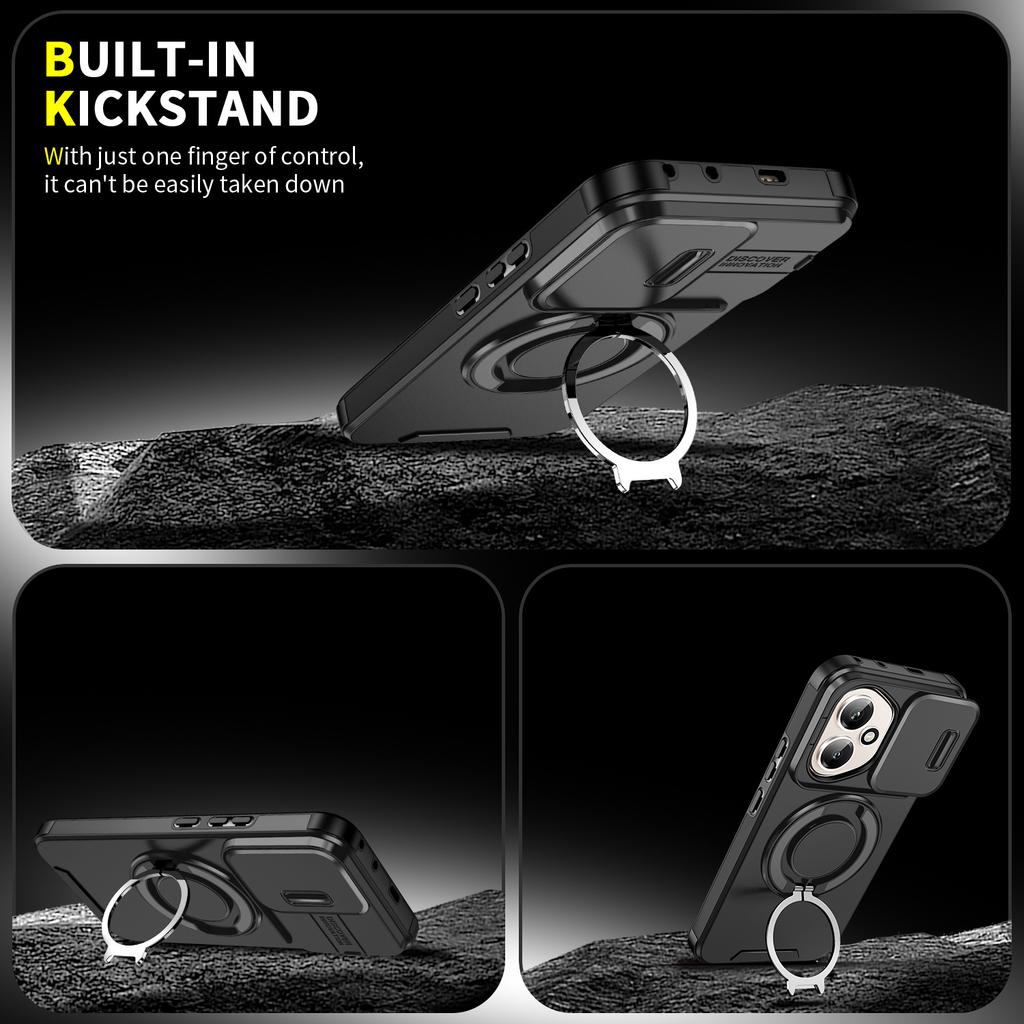 Для Honor 400 Pro Защита камеры-слайдера Магнитная подставка Чехол для телефона для Honor 400 Lite Защитный чехол