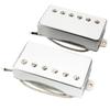 Musiclily Pro Alnico 5 LP-PAF Guitar Humbucker Pickups, Neck/Bridge 7.8K/8.8K Set for Les Paul Electric Guitars, Chrome
