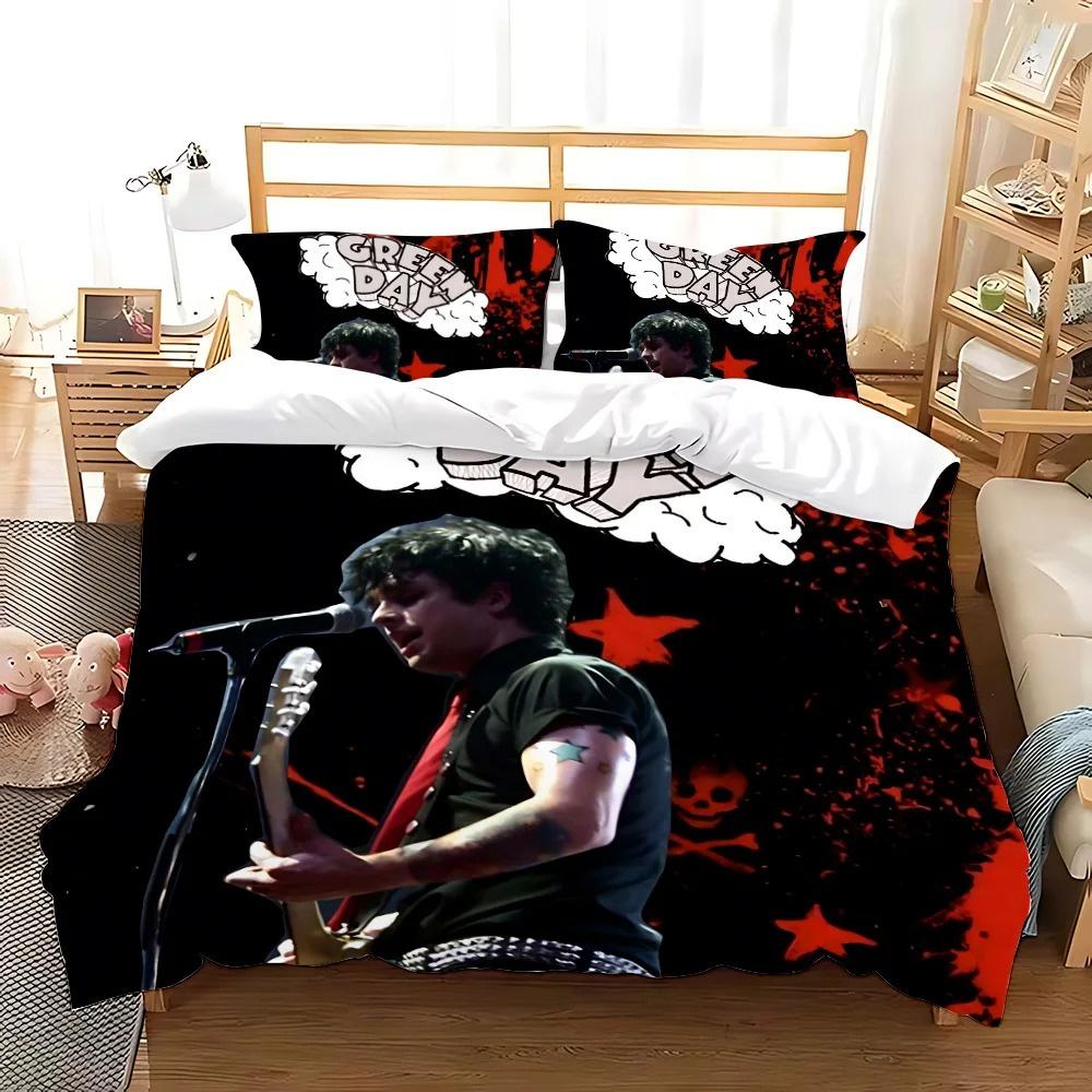 Green Day Коллекция постельного белья American Idiot Односпальная Двуспальная Полноразмерная Queen King Размер Коллекции Постельного Белья Для Взрослых Детской Спальни Пододеяльники Коллекции С Постельным Бельем