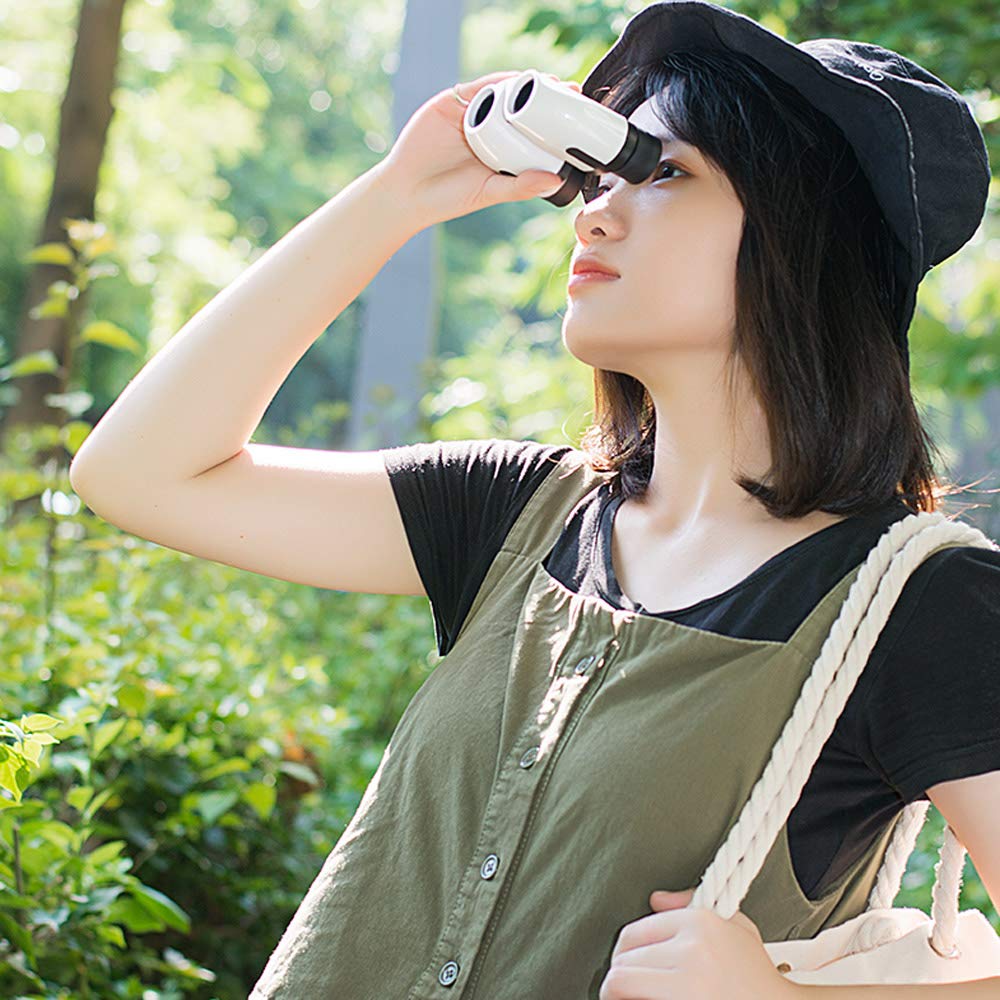 Binoculars Telescope Foldable Opera Glasses Opera Glasses 10 X 22 Bak4 Lens Wide Field Only 135g Waterproof No Fatigue Even After Long Periods of Use