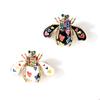 Enamel Heart Bee Insect Brooch Pin Scarf Corsage Jewelry Gift