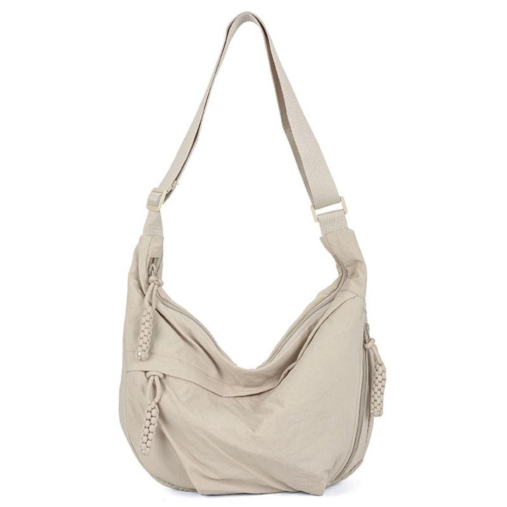 Solid Color Women's Shoulder Bag Simple Single-shoulder Bag Fashionable Underarm Bag Work Travel