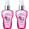 Body Fantasies Body Fantasy Body Fantasy Body Spray Sweet Peony Floral Fragrance 50 мл Набор из 2 спреев для тела Sweet Peony