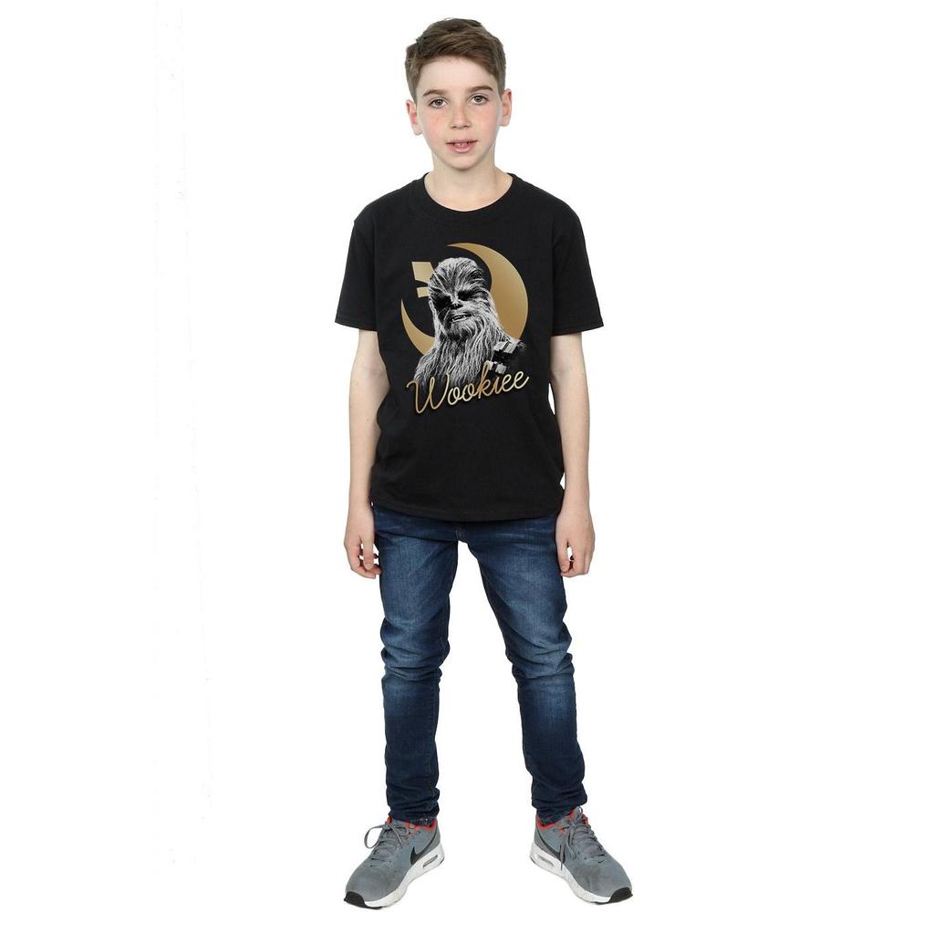 STAR WARS Футболка для мальчиков «Последние джедаи» с изображением Чубакки