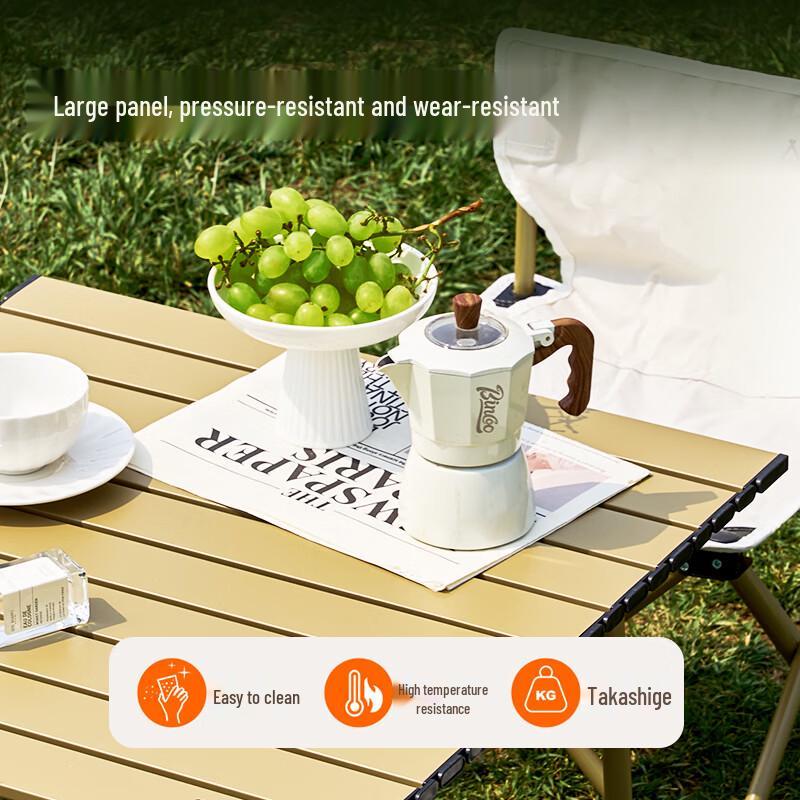 Suncojia Lansha Series Outdoor Portable Folding Table and Chair Set