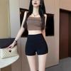 Women's Sexy Black Summer Shorts - Slim, Hip-Wrapping Hot Pants for Casual Wear