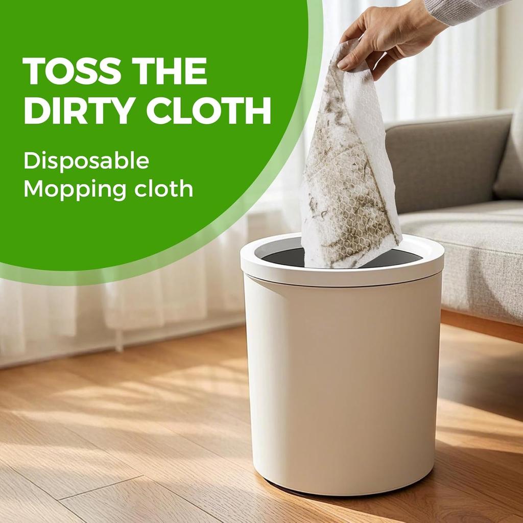 Disposable Dry Sweeping Cloth Pads Compatible with Swiffer Sweeper Household Floor Car Dust Removal Paper Electrostatic Mop Pads