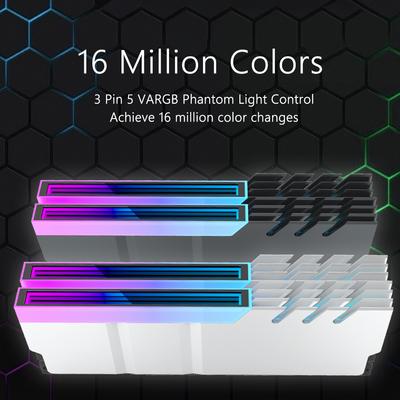 Радиатор для модуля памяти DDR4 DDR5, 5 В, 3 контакта, ARGB, AURA Sync, алюминиевый сплав, термостойкий, для компьютера.