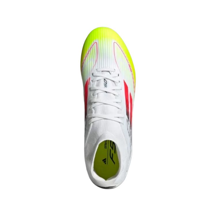 Women's Sneakers adidas F50 League Mid-Cut FG/MG Cloud White Lucid Red Solar Yellow (Women's)
