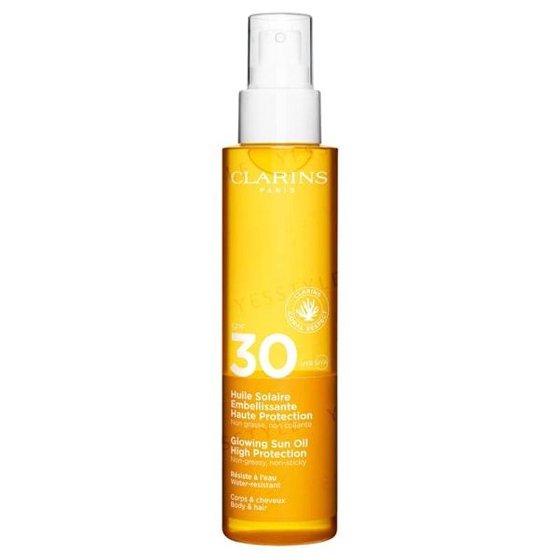 Clarins Сияющее Солнце Масло Высокая Защита SPF 30