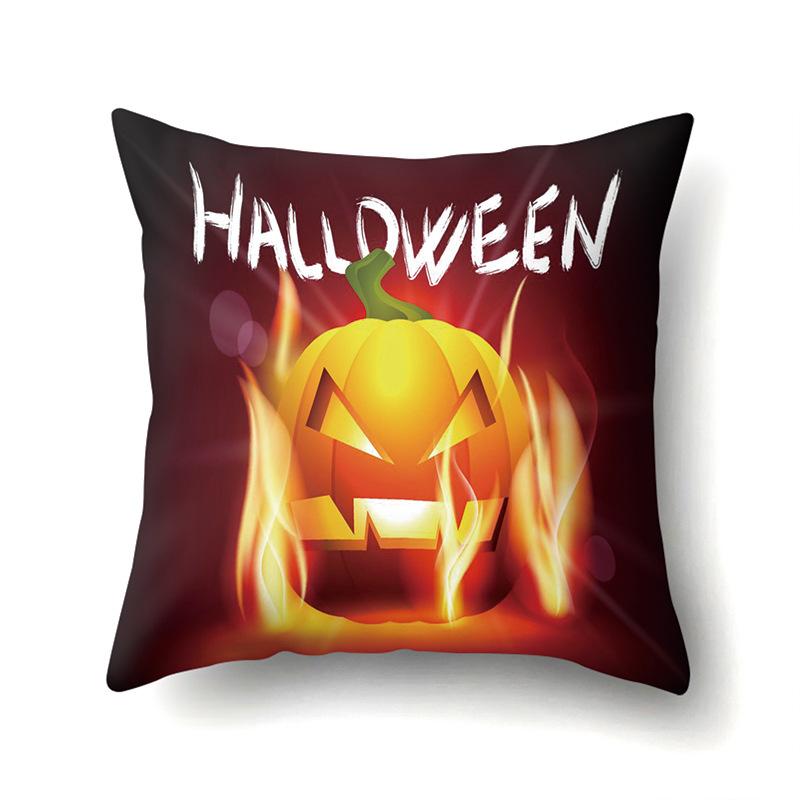 Хэллоуин Наволочка Подушка для поясницы автомобиля Тыква Чехол для диванной подушки Офис Дом Гостиная Наволочка