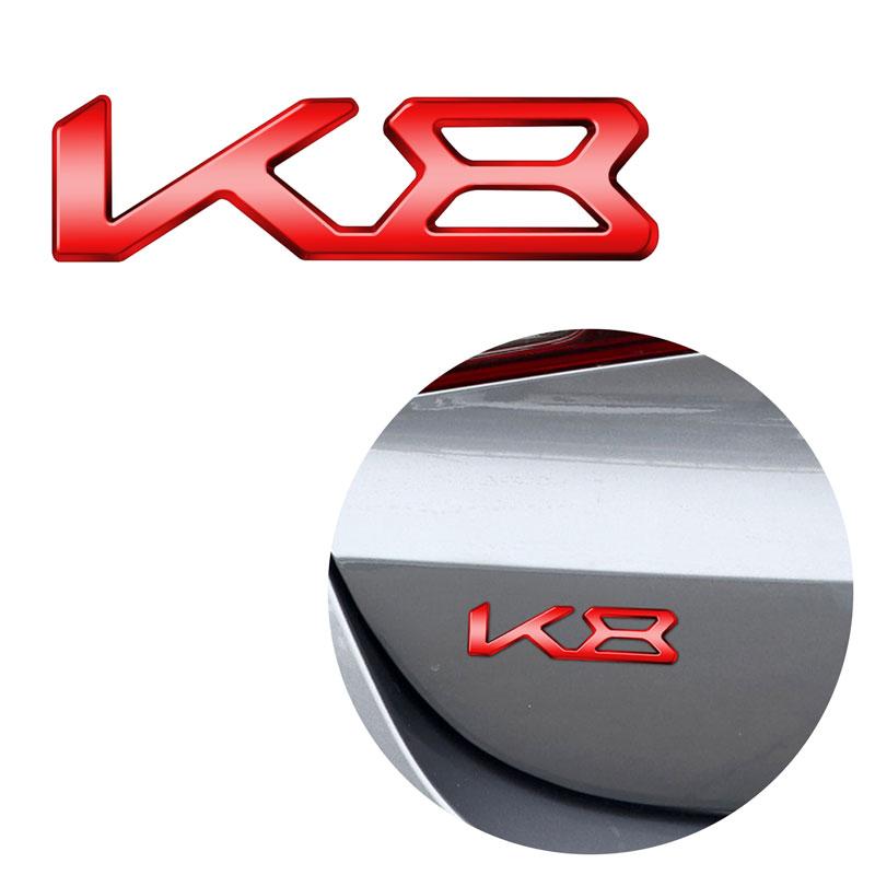 Для K3 K5 K8 Надпись Эмблема Forte Cerato Optima Sorento Sportage GT Line Car Металлический Значок Логотип Наклейки На Кузов Задняя Наклейка