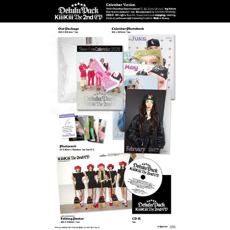 [ПРЕДЗАКАЗ] KiiiKiii – Второй мини-альбом [Delulu Pack] Календарь. Версия