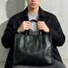 Men's Handbag, Business Casual Single Shoulder Backpack, Youth Soft Leather Crossbody Bag, Large Bag
