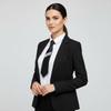 Rhinestone Hand-beaded Long Necktie Black Decoration Shirt Tie Temperament Pearls Tie  Students