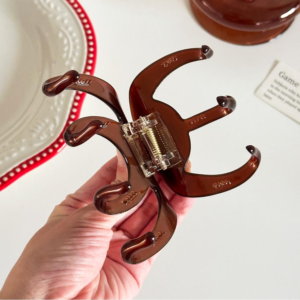 4mm Stylish Thick Acetate Hair Clip With Premium Feel For Elegant Updos And Hairstyles Fashionable