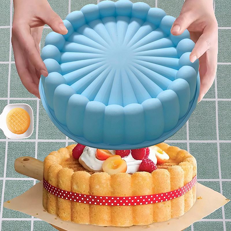 6-дюймовая форма для торта «Шарлотт», силиконовая форма для чизкейка с антипригарным покрытием, круглая силиконовая форма для выпечки, формы для торта, клубничный песочный пирог