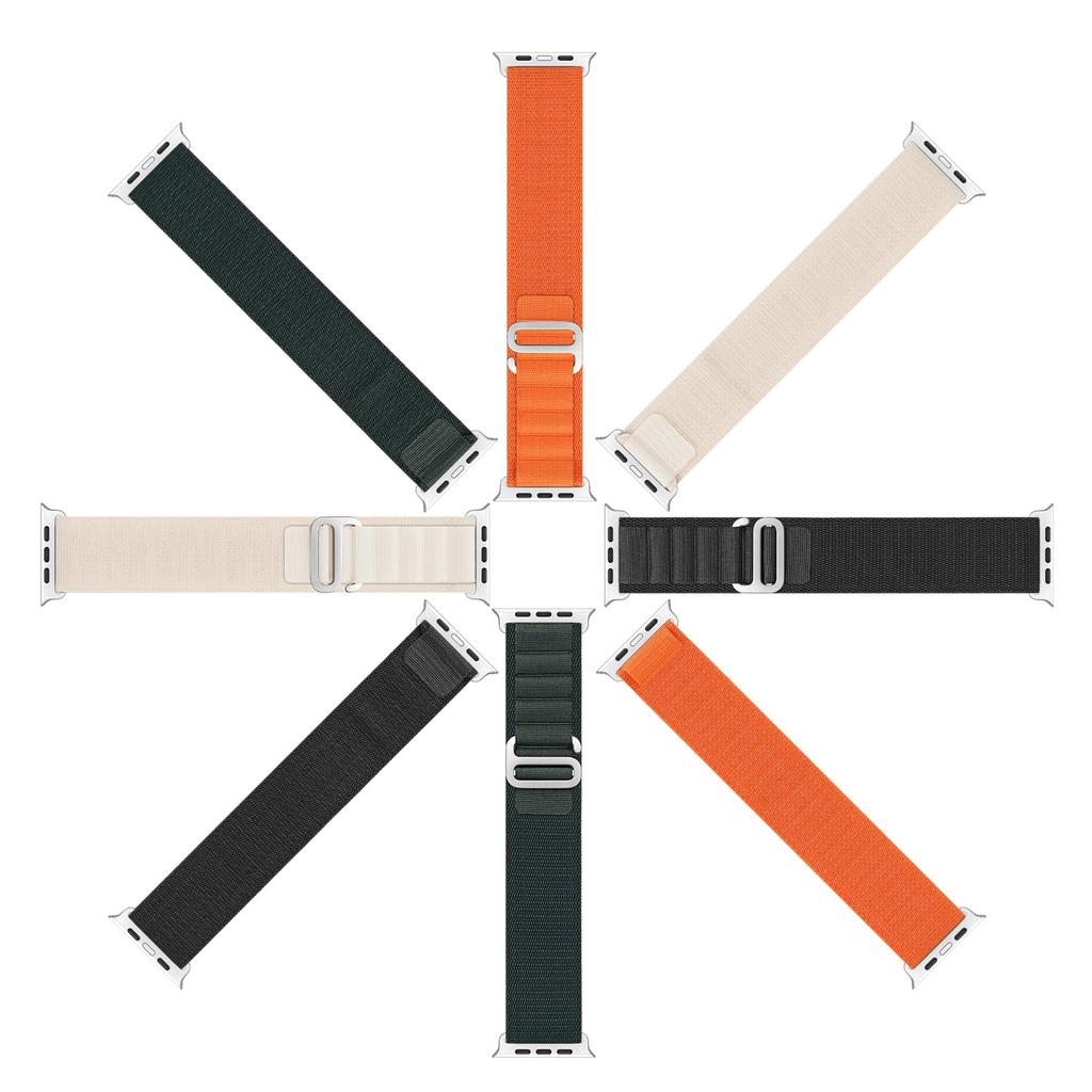 Sport Strap With Buckle For Apple Watch 8/7/6/Se/5/4/3/2/1 (41, 40, 38mm) Dux Ducis Strap Gs Version - Orange