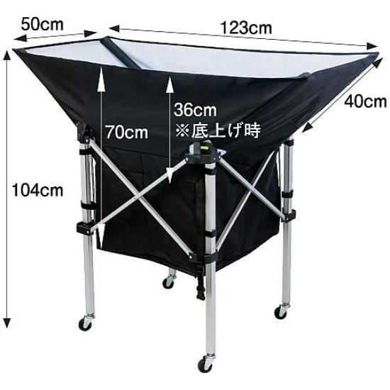 Корзина для мячей синяя [Mikasa] AC-BB210