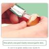 Stainless Steel Garlic Peeler Set Time Saving Peeling 5/10Pcs Reusable Kitchen Gadget for Thanksgiving Cooking Prep