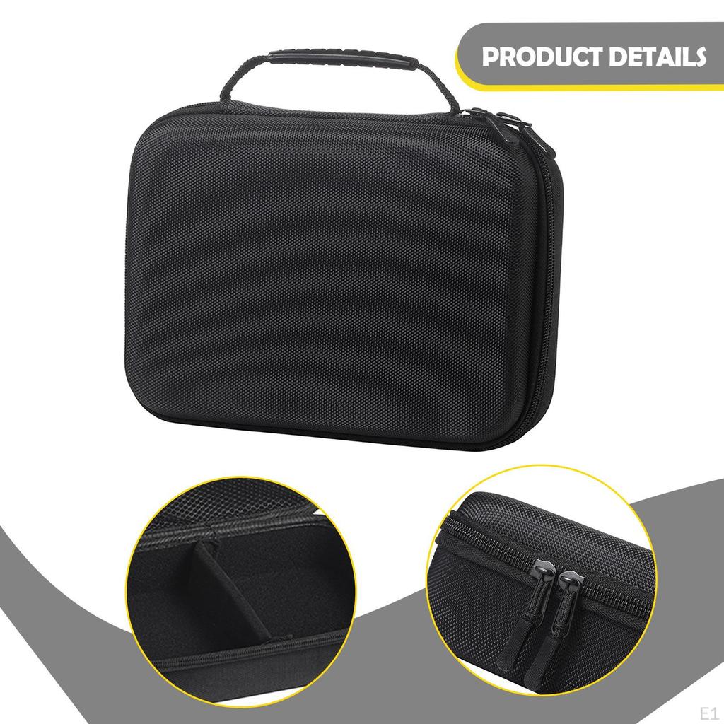 Double Controllers Carrying Case EVA Carry Bag Zipper Waterproof Gaming Controller Hard Shell