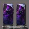 Закаленное Стекло Чехол Для Телефона Для Серии Galaxy S26 S21 S22 S23 S24 S25 FE Ultra Plus. Крутой дизайн черепа с фиолетовым дымом.