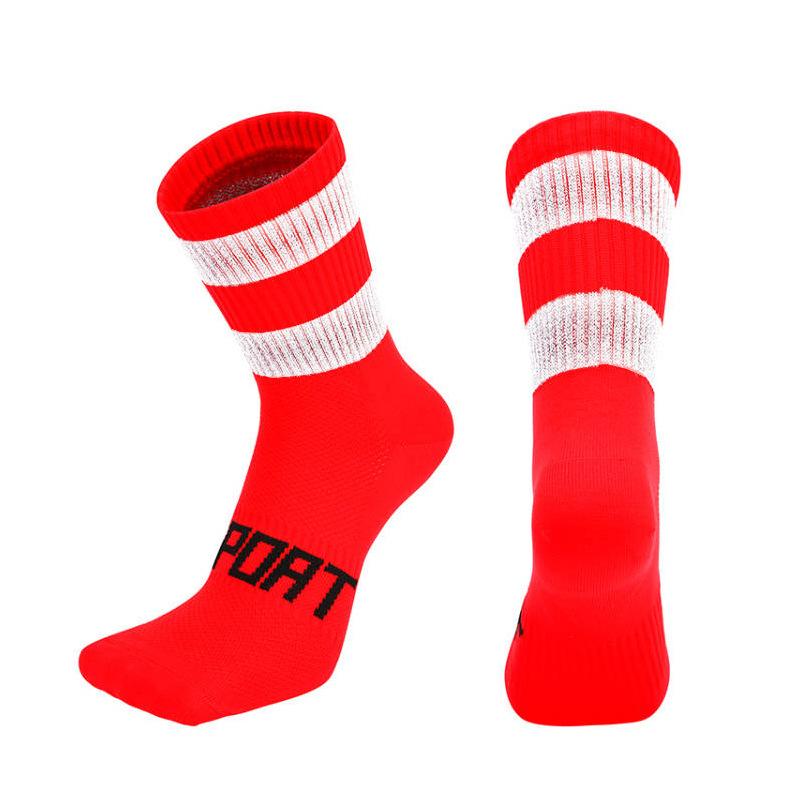 Men's and Children's Night Riding Reflective Cycling Socks Breathable Cycling Socks Running Socks Fitness Socks