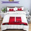 3pcs Duvet Cover Set (1*Duvet Cover + 2*Pillowcase, Without Core), Fast & Furious Print Bedding Set, Bedroom Decor, All‑Season, Birthday Gift