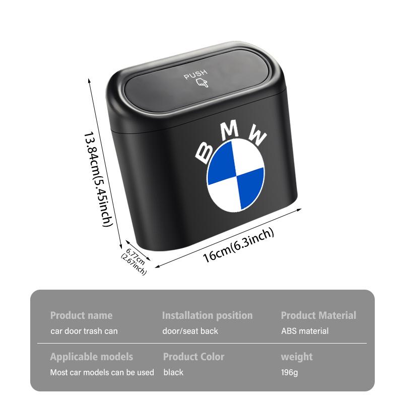 Universal Car Trash Can Storage Multifunctional Garbage Case For BMW Performance X1 M3 M6 F01 F02 E34 E36 E60 F10 F20 X6 YF6